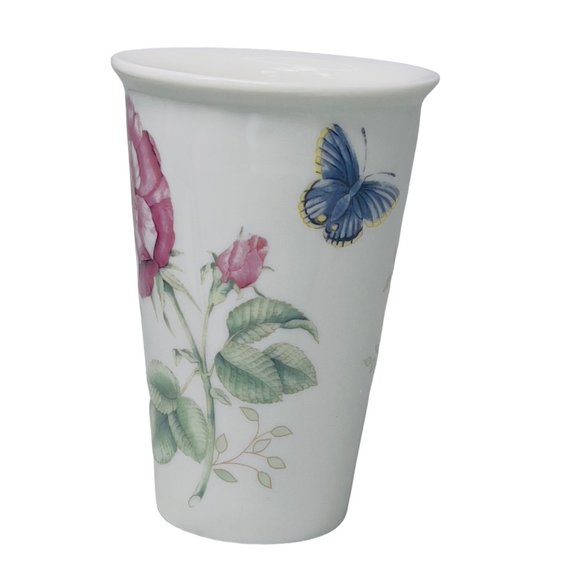 Lenox Butterfly Meadow Ceramic Thermal Coffee Tea Mug 10 oz No Lid EUC - Picture 5 of 10